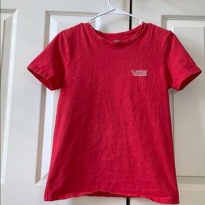 Vans red shirt